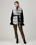 Reversible Rex Rabbit Vest With Wool Back And Belt
