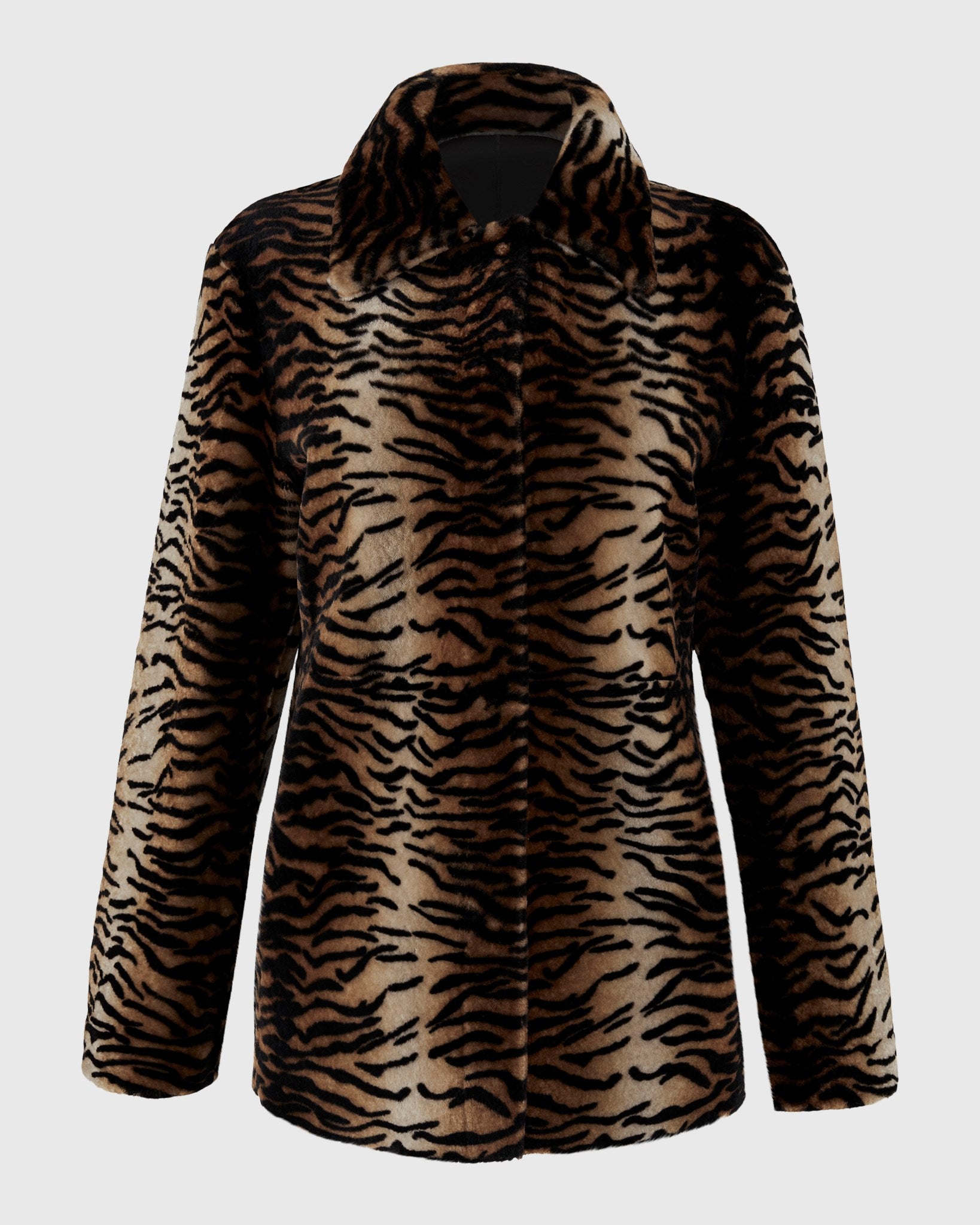 #Color_Brown Tgr Print