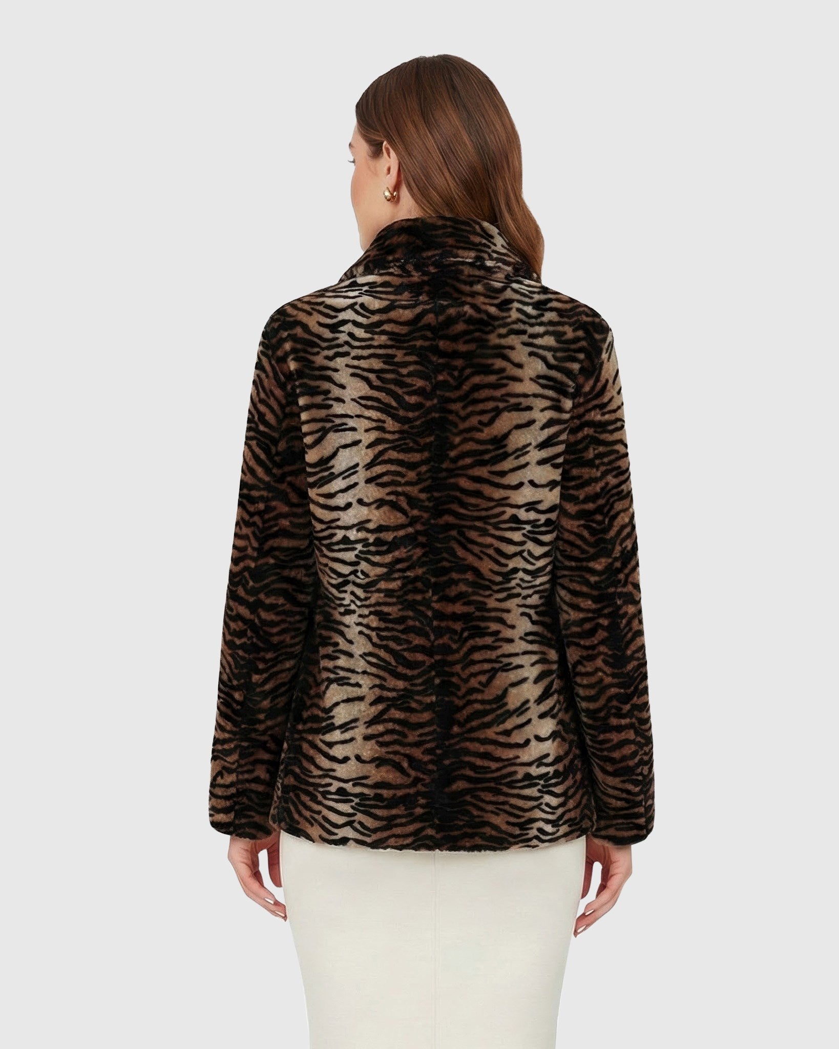 #Color_Brown Tgr Print