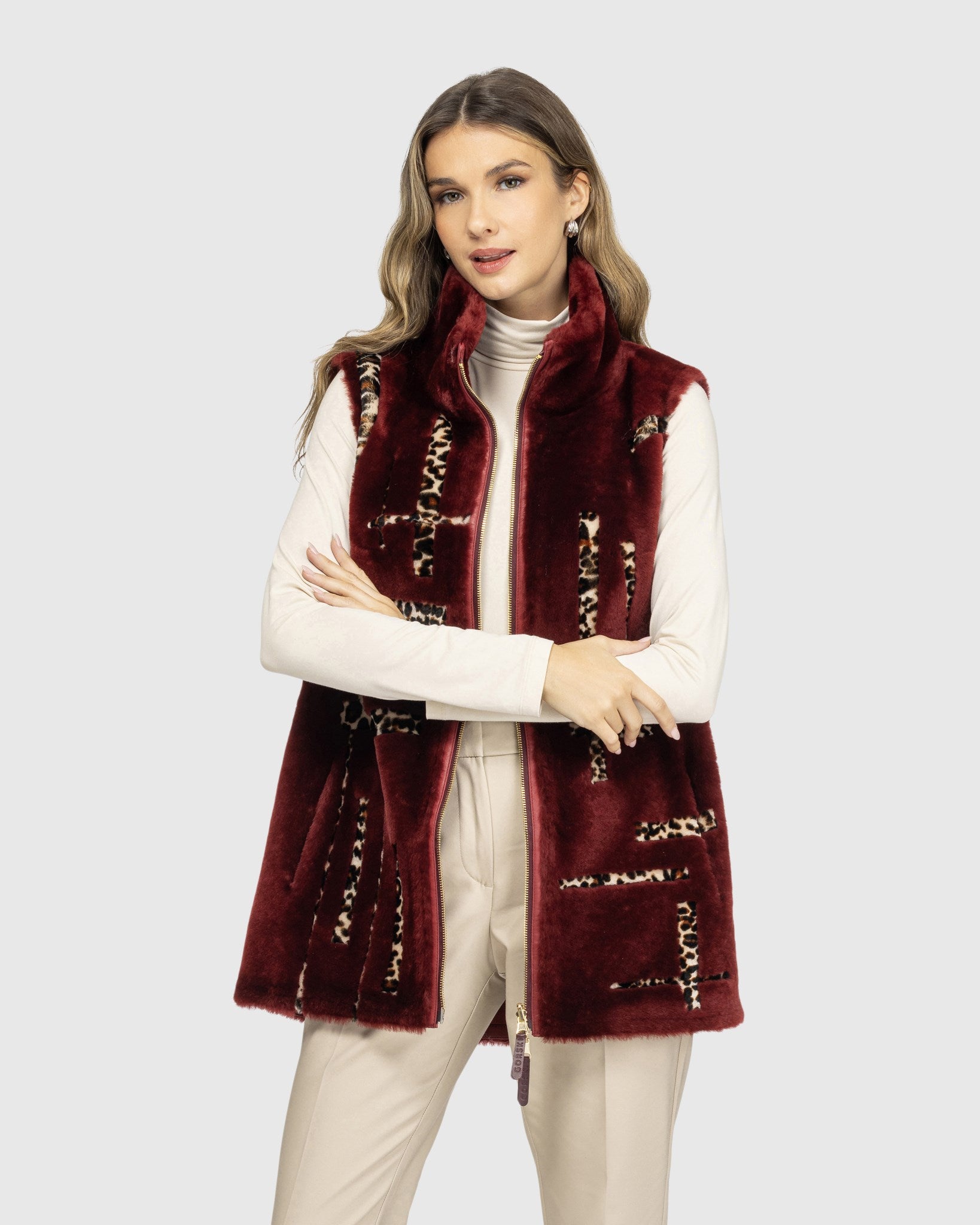 #Color_WINE/LPRD INTARSIA