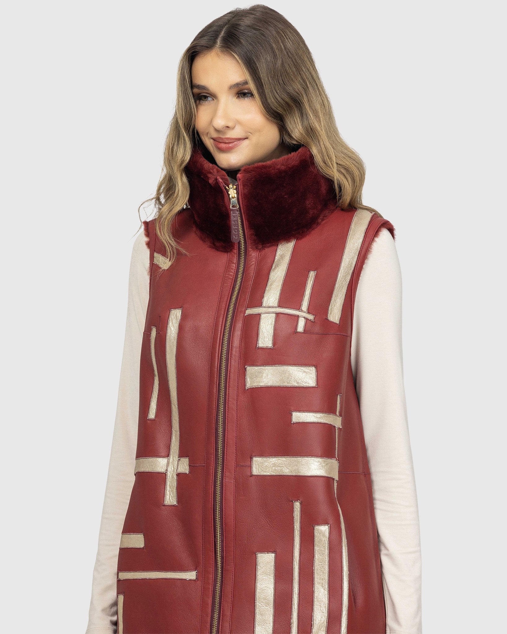 #Color_WINE/LPRD INTARSIA