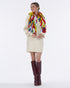 Rex Rabbit Knit Fringe Scarf