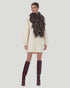 Rex Rabbit Knit Fringe Scarf