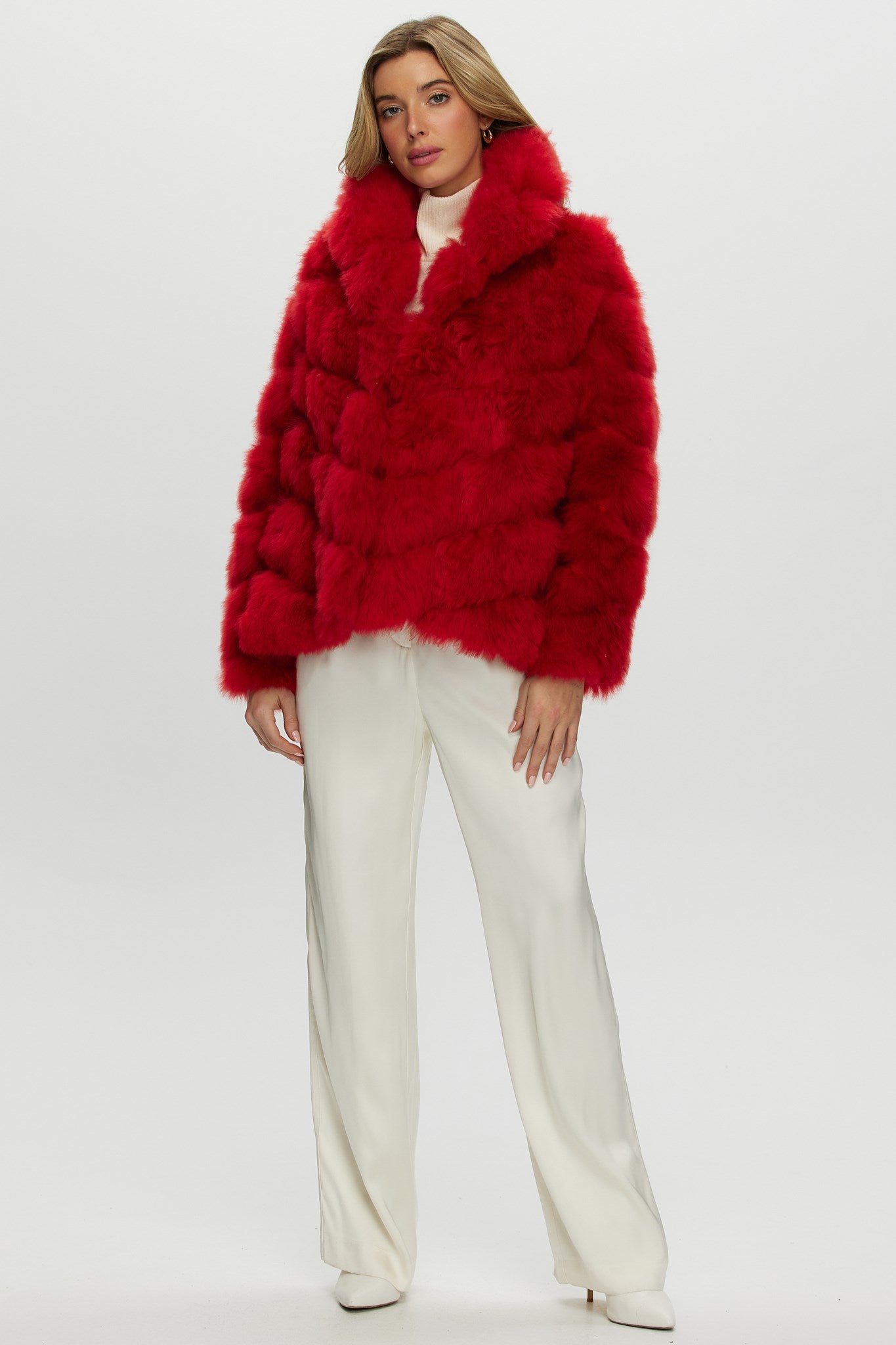 Select Cashmere Goat Diagonal Jacket