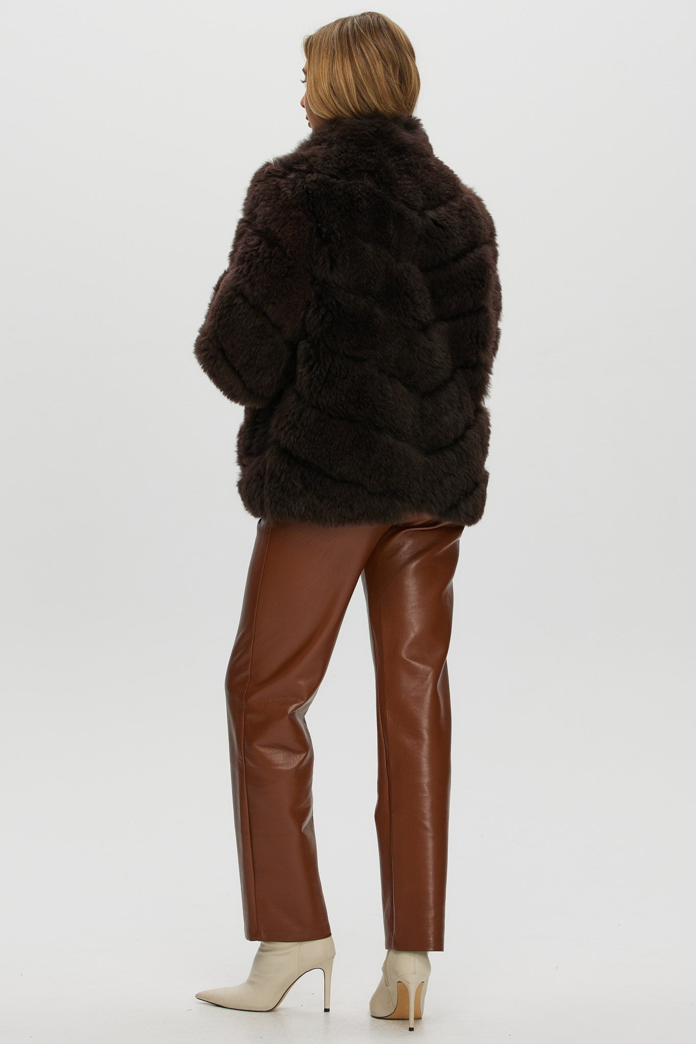 Select Cashmere Goat Diagonal Jacket