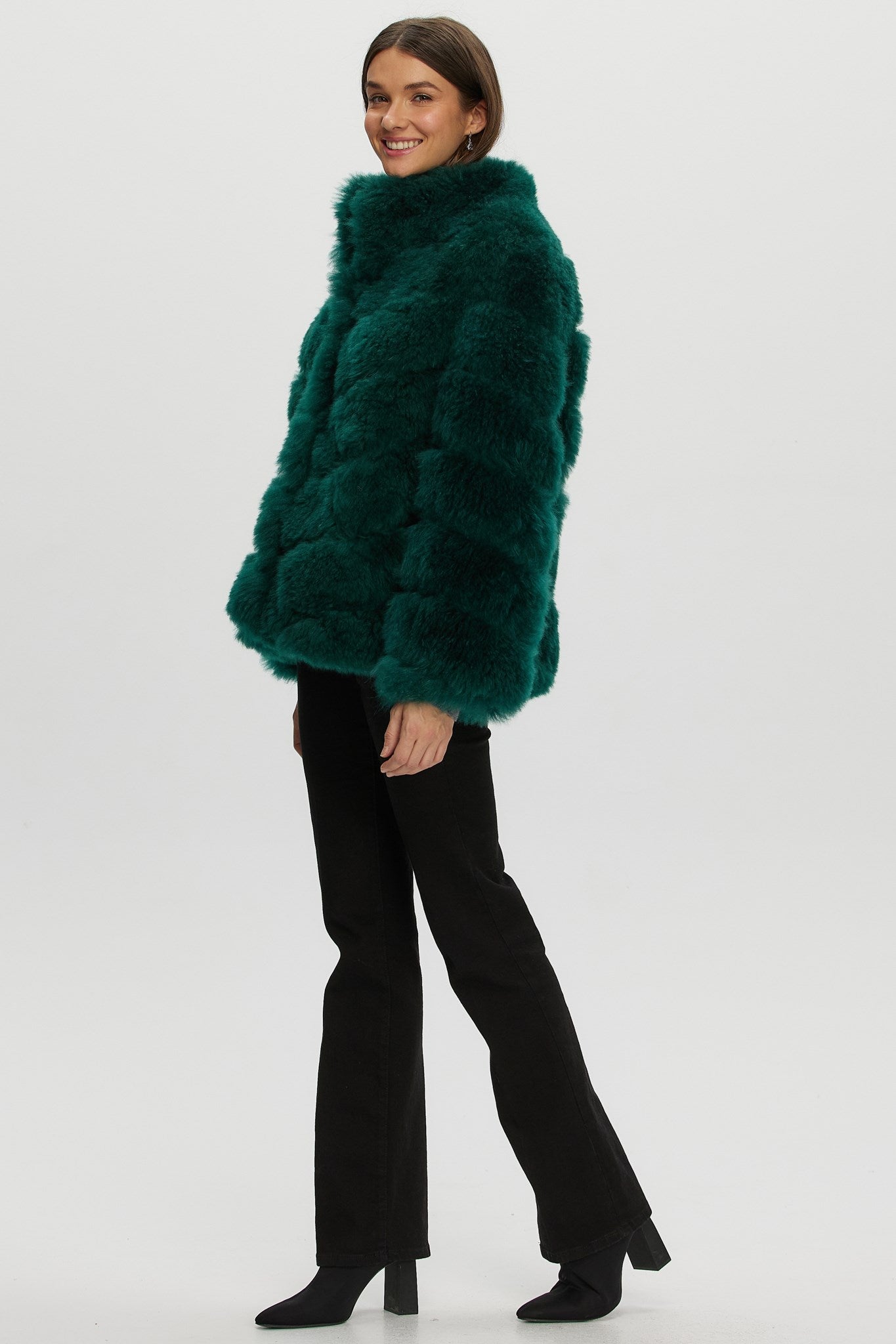 Select Cashmere Goat Diagonal Jacket