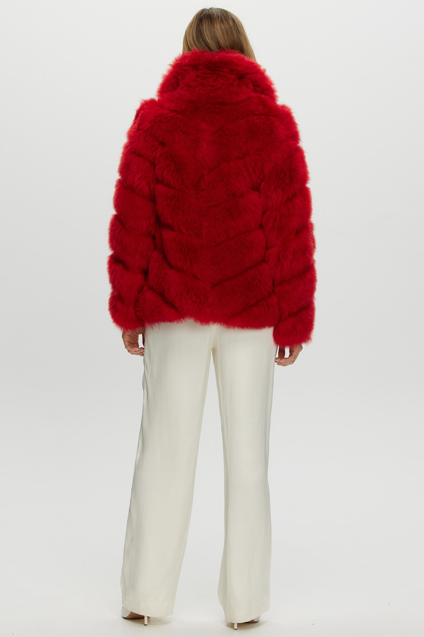 Select Cashmere Goat Diagonal Jacket