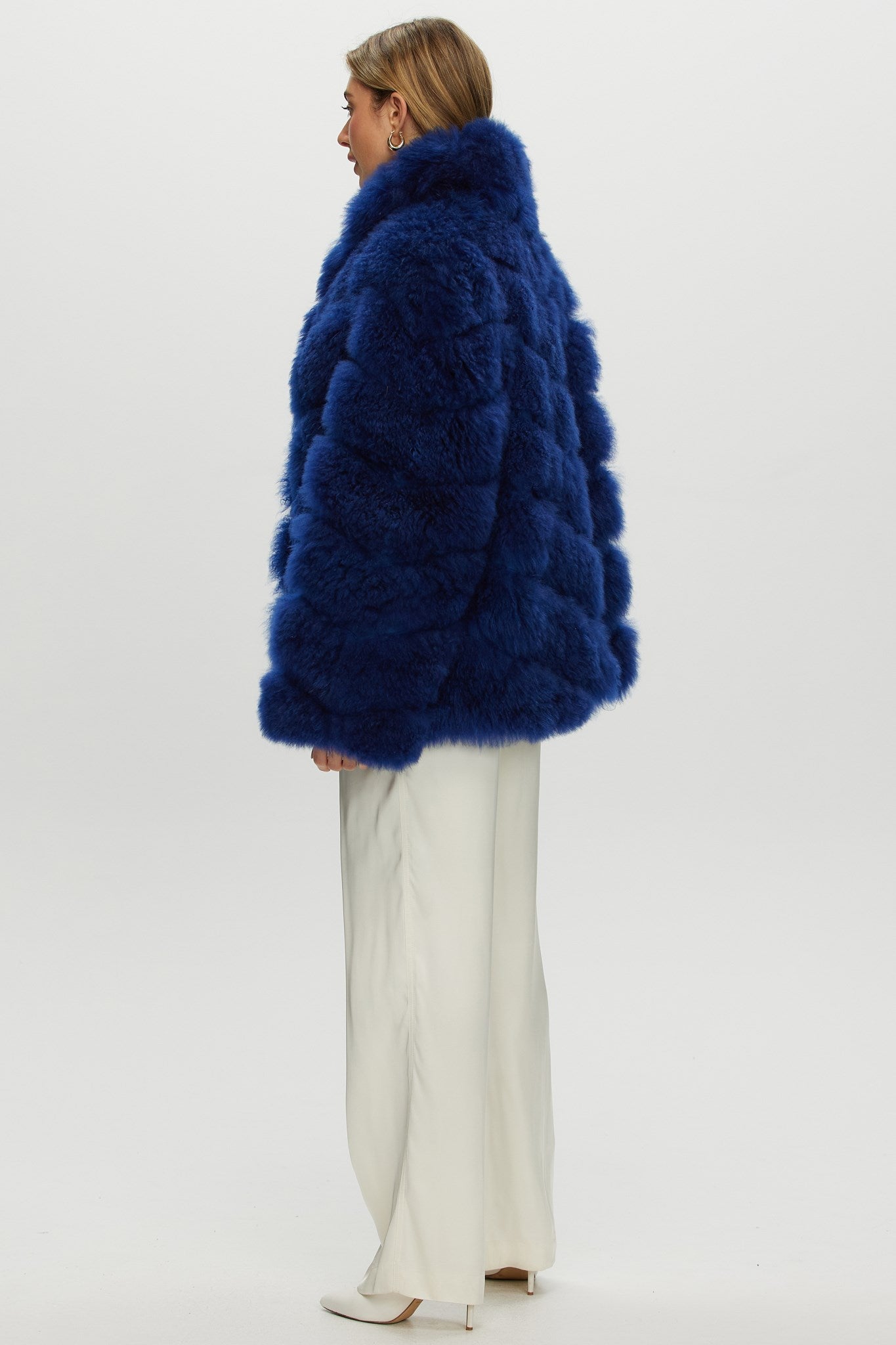 Select Cashmere Goat Diagonal Jacket