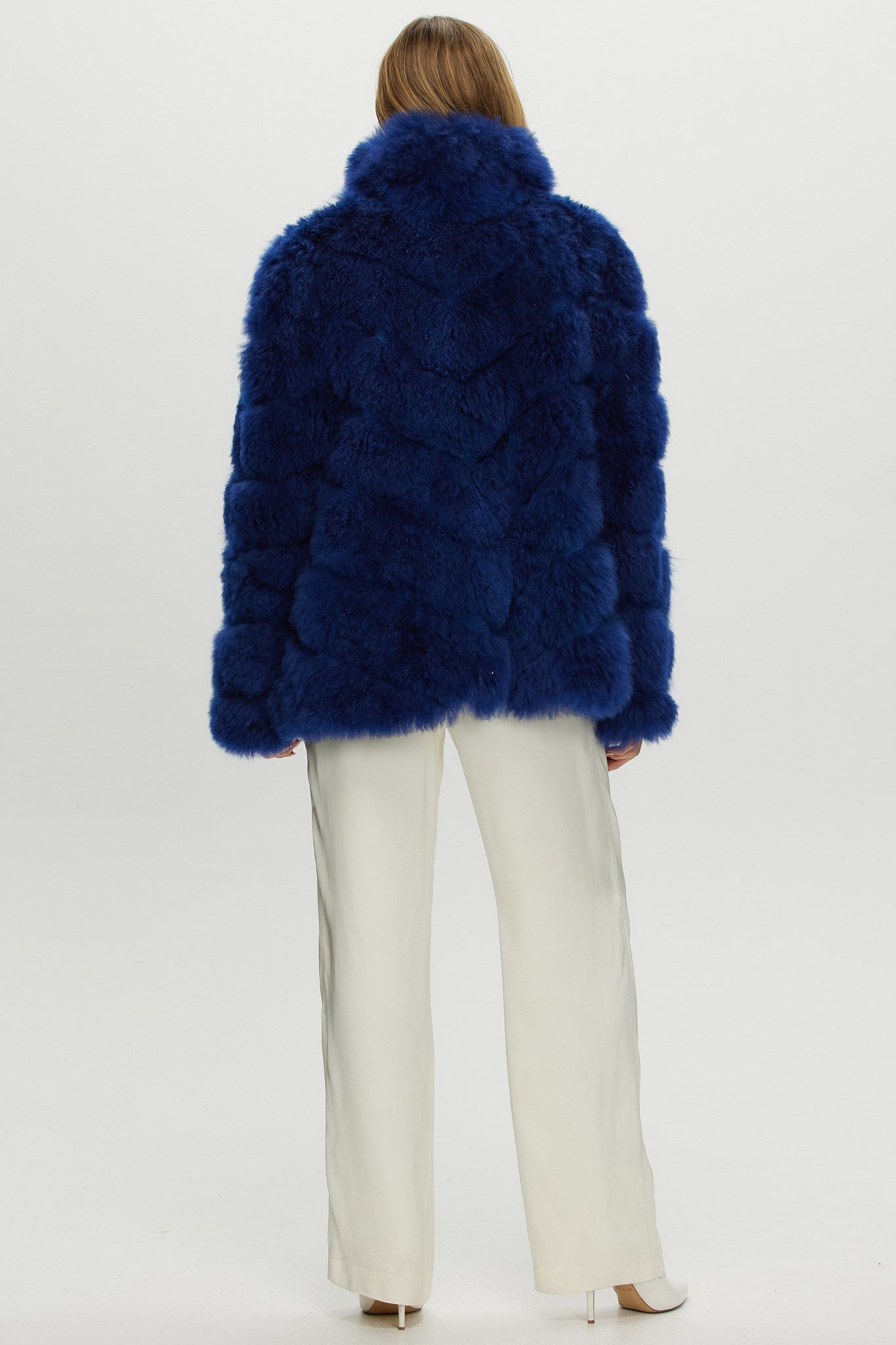 Select Cashmere Goat Diagonal Jacket