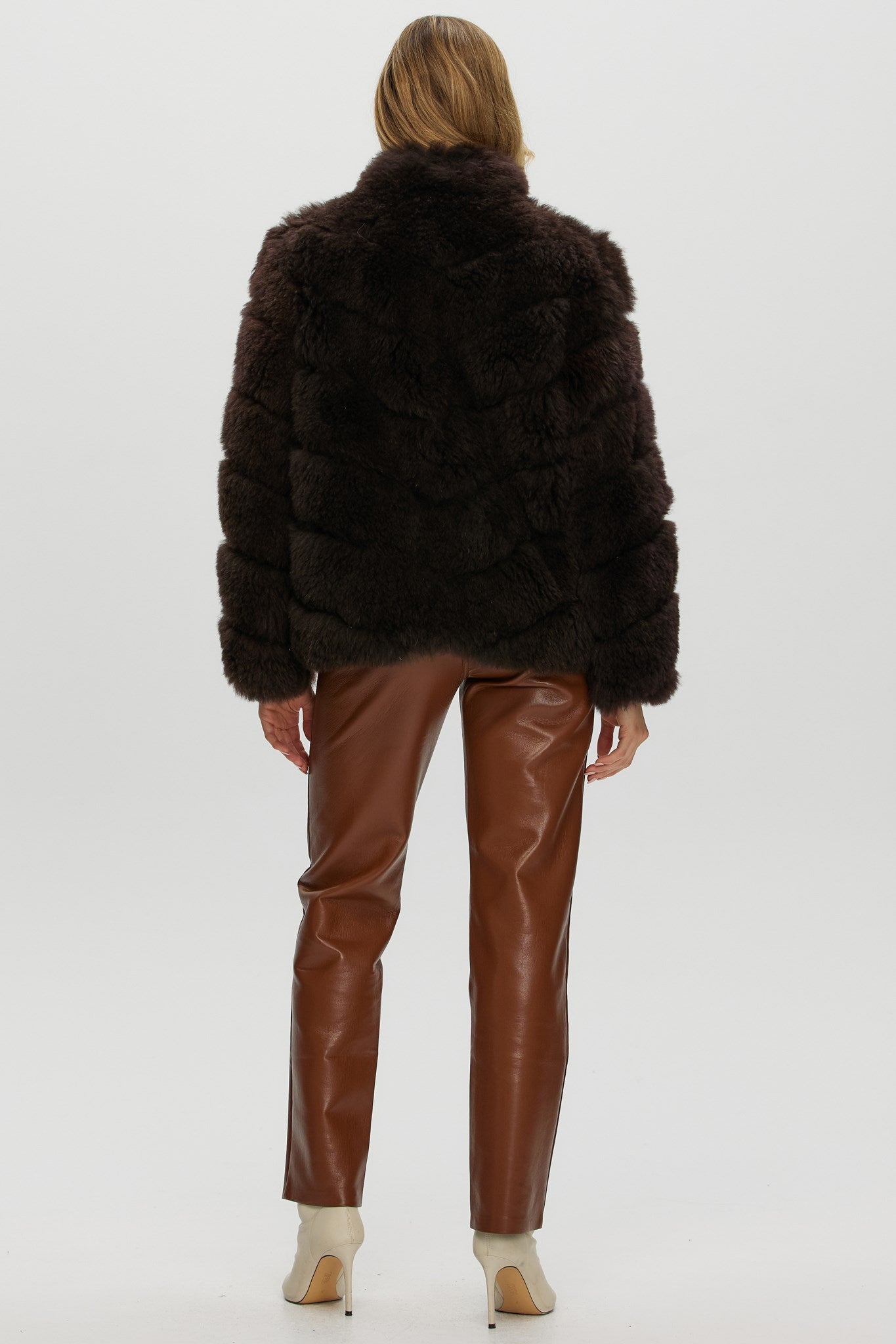 Select Cashmere Goat Diagonal Jacket