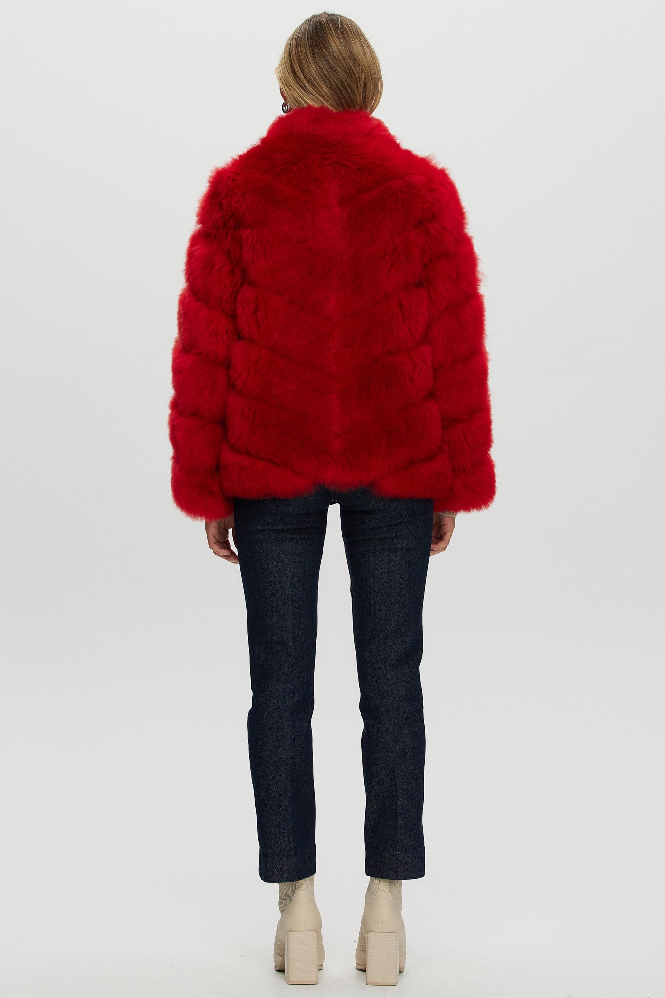 Select Cashmere Goat Diagonal Jacket