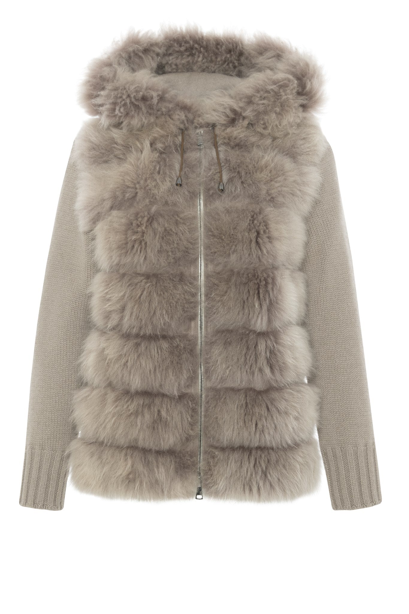 Parka Crafted From Select Cashmere Goat with Loro Piana Cashmere Sleeves and Back