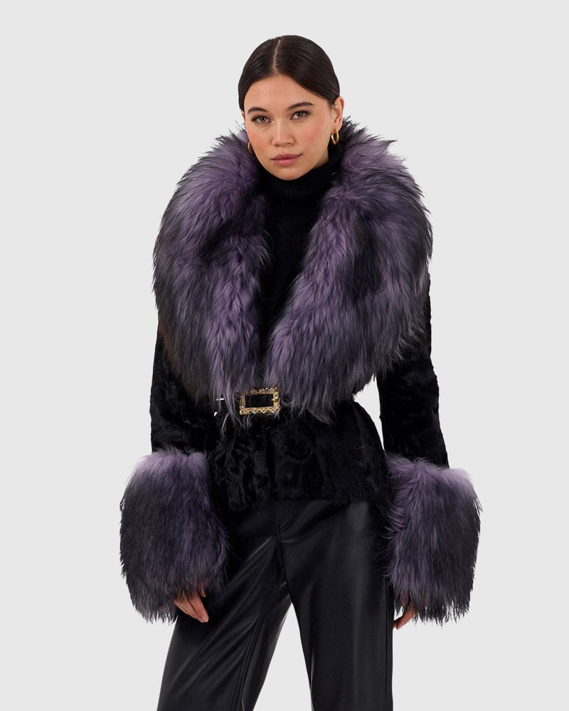 Saint Morris Ketchikan Lamb Fleece Collar Jacket