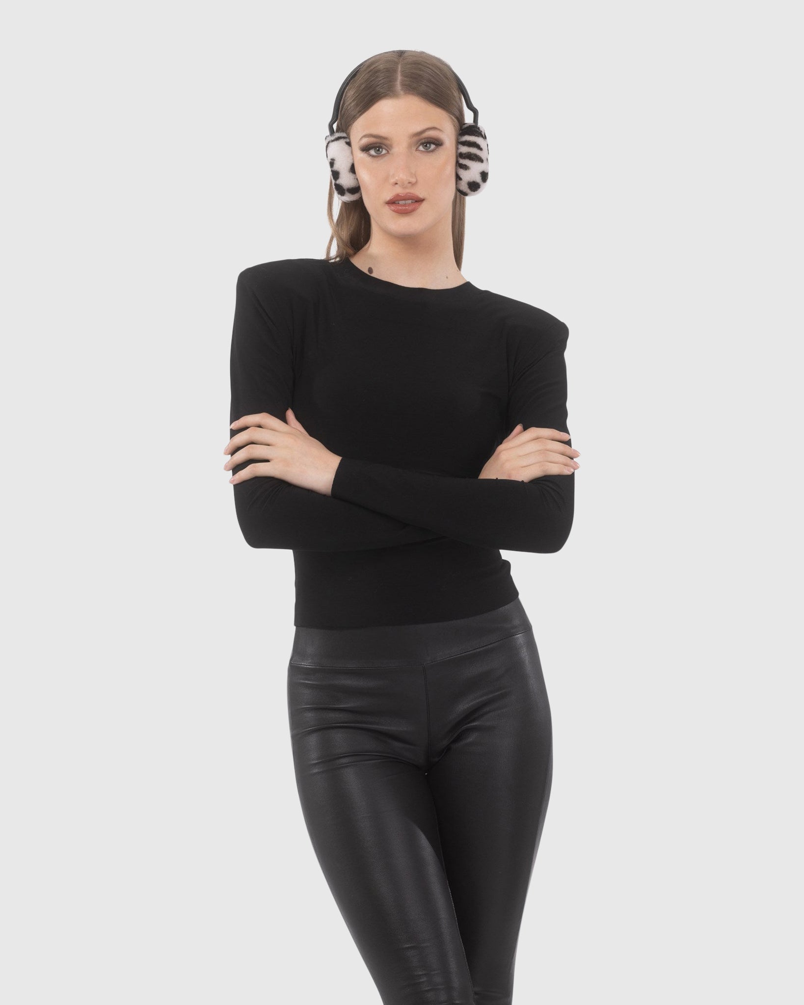 #Color_BEIGE/BLACK SPOTTED