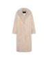 Sheared Cashmere Goat Coat with Cashmere Goat Collar