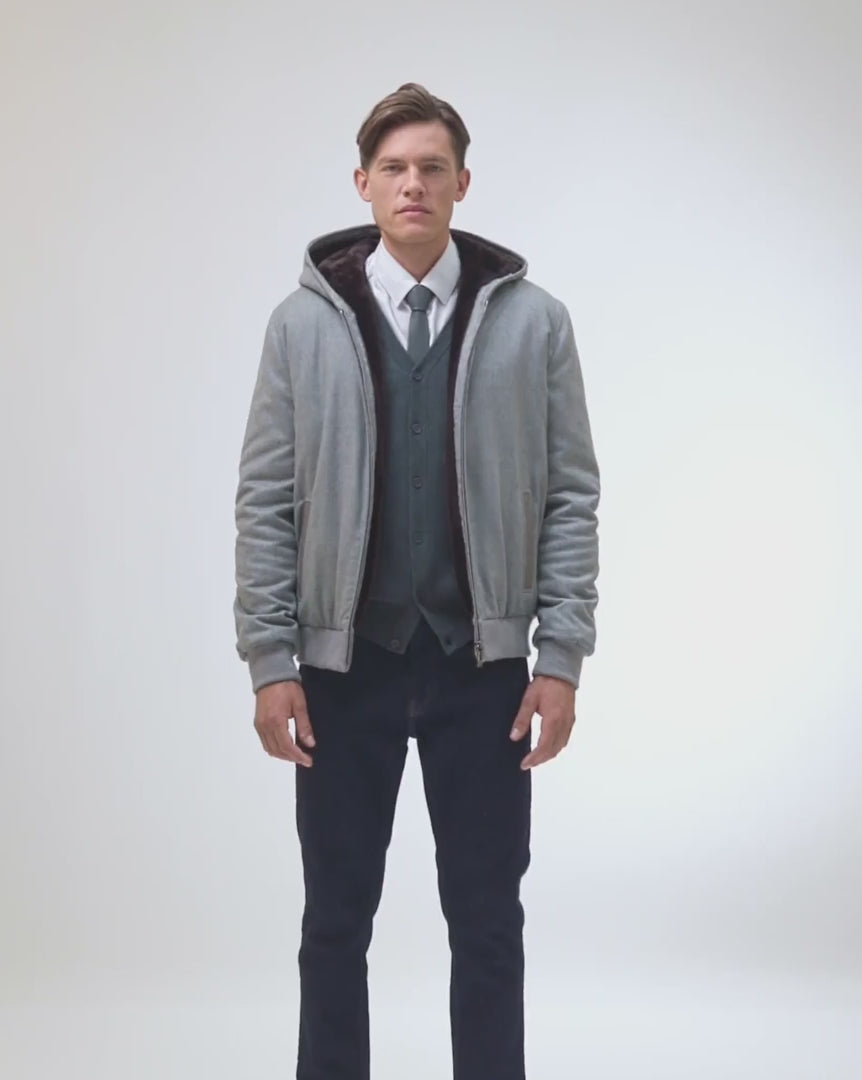 ジャケット・アウター LORO PIANA cashmere Men's Loro Piana Cashmere & Wool Jacket with Select