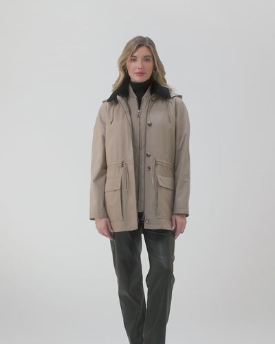 【ヘルノ】 Coats - Parka Coats アウター Genuine Silver Fox Fur Belted Parka Coat – Alaska® Outerwear