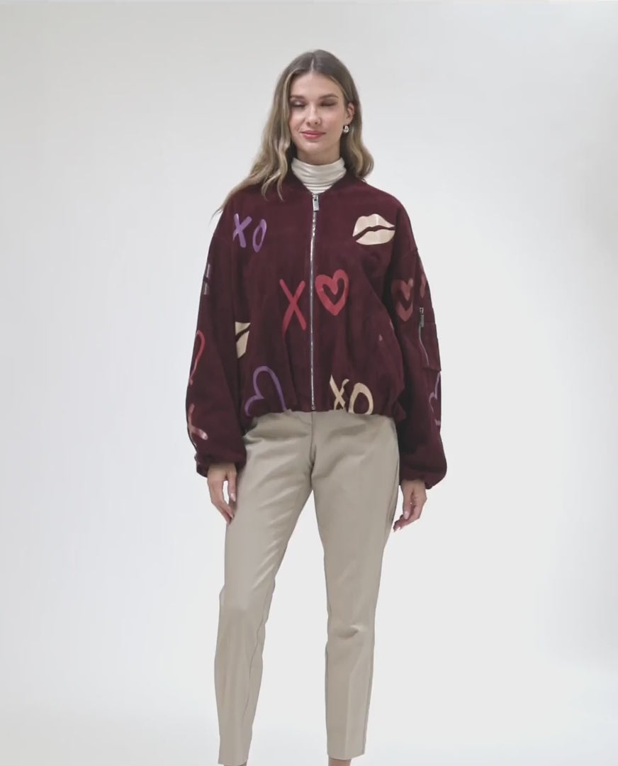 #Color_BURGUNDY/XO MULTI