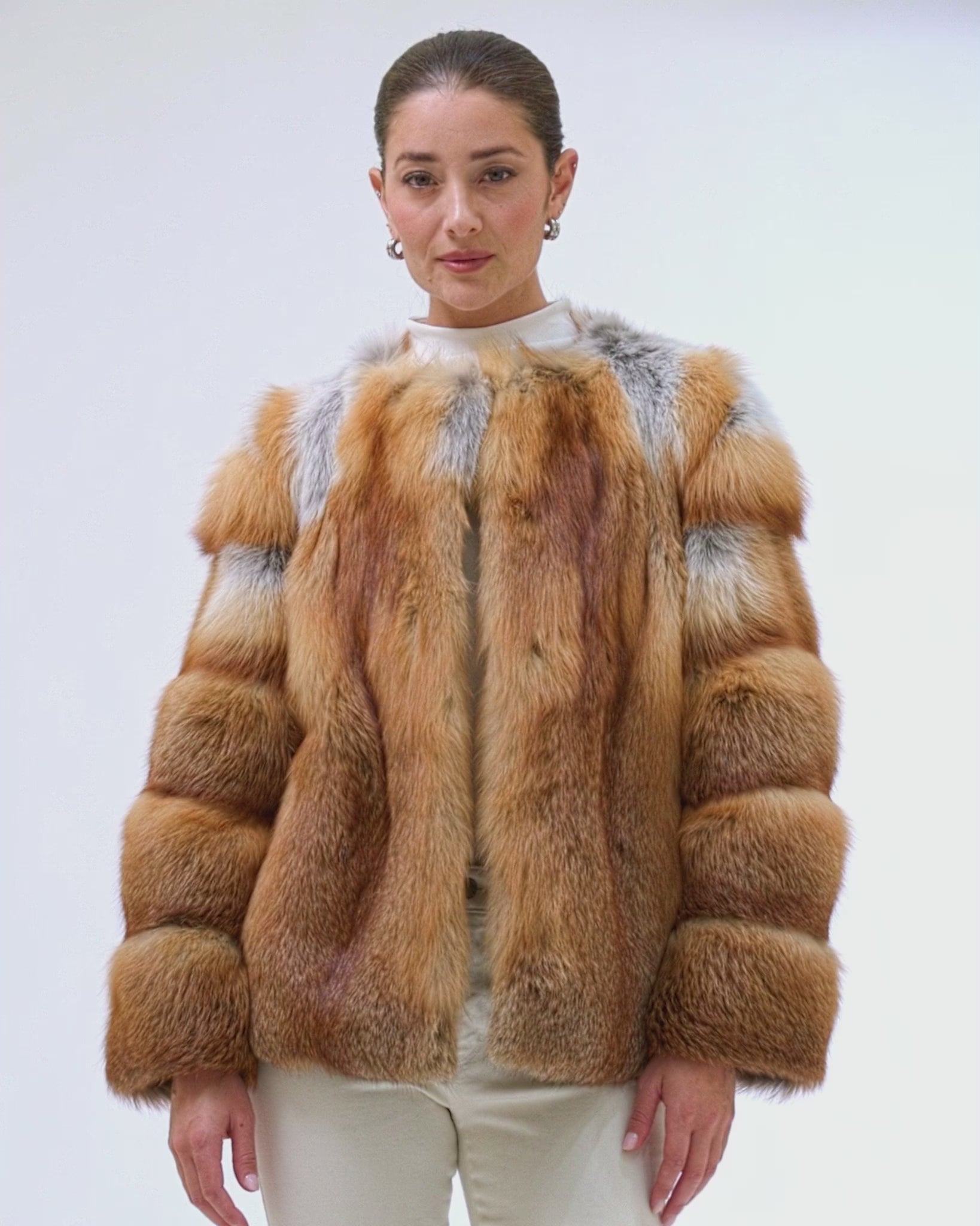 Fox Collarless Jacket